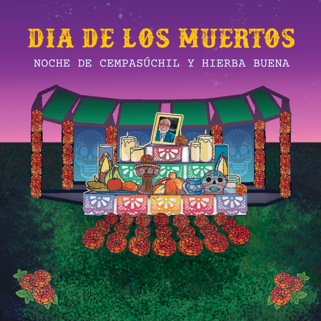 Día de los muertos, noche de cempasúchil y hierba buena